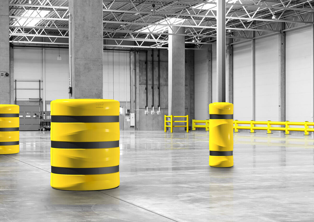Aplicación de protección de columnas