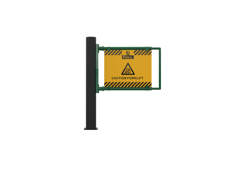Puerta abatible de seguridad