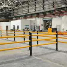 Aplicación de barreras industriales